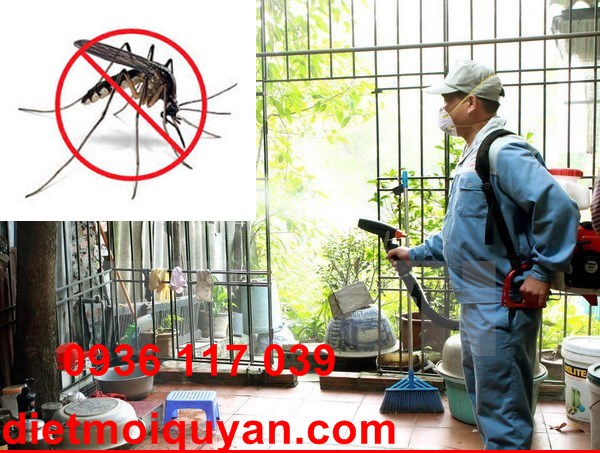 Phun thuốc diệt muỗi hiệu quả tại nhà ở quận 1